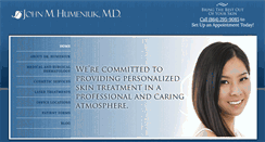 Desktop Screenshot of humeniukdermatology.com